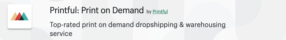 Printful Dropshipping App for Shopify